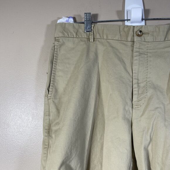 Peter Millar Soft Touch Twill Shorts Mens 35  Brown Khaki Golf  MEOB13 Stretch - Picture 7 of 16